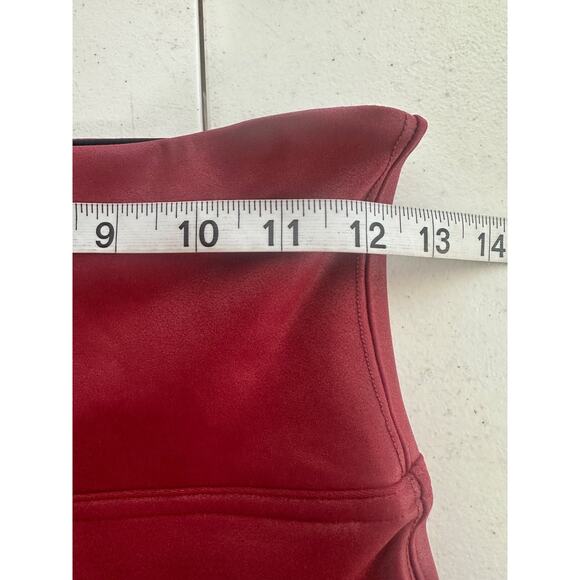 Spanx Faux Leather Ready To Wow Leggings Women Size M Mid Rise Slimming Pull On - Picture 9 of 14